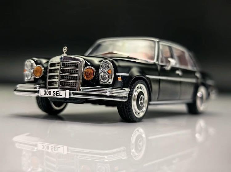 Amazon | 1/64 Liberty64 Benz 300SEL W109 ベンツ 黒 | ミニカー